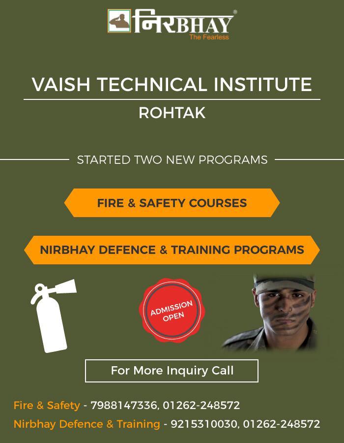 to Vaish Technical Institute, Rohtak